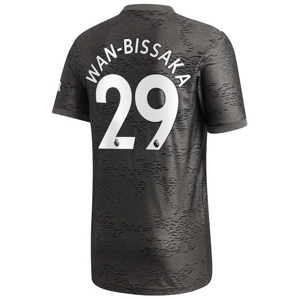Trikot Manchester United NO.29 Wan Bissaka Auswarts 2020-21 Schwarz Fussballtrikots Günstig